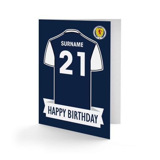 Scotland Shirt Birthday Card